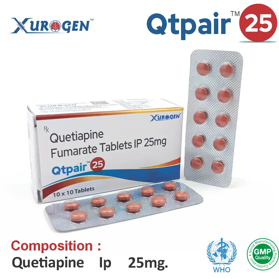 Quetiapine Fumarate 100mg Tablet | Best Price for PCD Pharma Franchise in Psychiatry Care